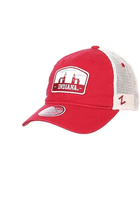 Indiana Hoosiers Prom Meshback Adjustable Hat - Crimson