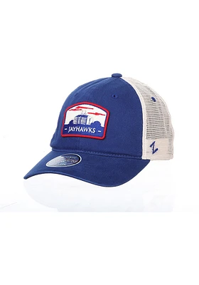 Kansas Jayhawks Prom Meshback Adjustable Hat - Blue