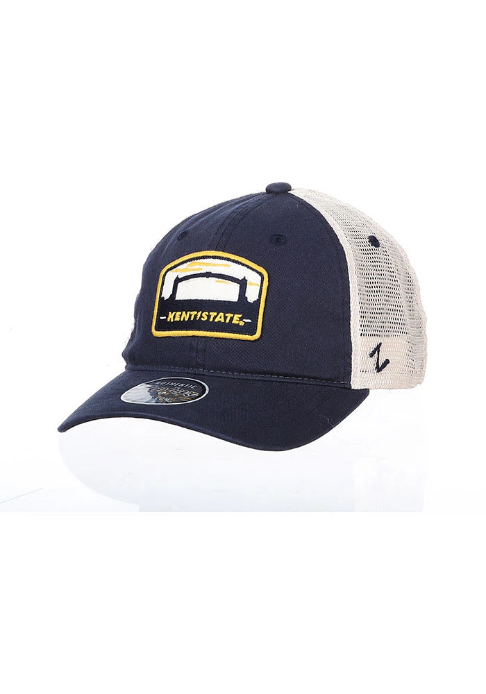 Kent State Golden Flashes Prom Meshback Adjustable Hat - Navy Blue