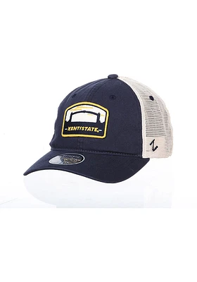 Kent State Golden Flashes Prom Meshback Adjustable Hat - Navy Blue