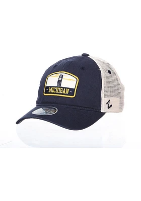 Michigan Wolverines Prom Meshback Adjustable Hat - Blue