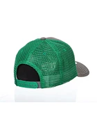 North Texas Mean Green Grey-Diant Trucker Adjustable Hat - Grey