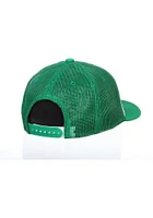 North Texas Mean Green Fan Focus Dakota Adjustable Hat - White