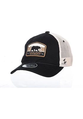 Oakland University Golden Grizzlies Prom Meshback Adjustable Hat - Black