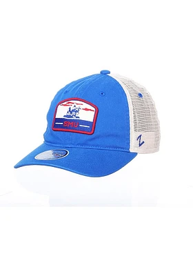 SMU Mustangs Prom Meshback Adjustable Hat - Blue