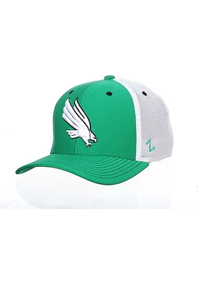 North Texas Mean Green Mens Fanstand Meshback Flex Hat