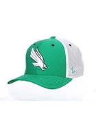 North Texas Mean Green Mens Fanstand Meshback Flex Hat