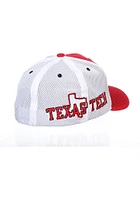 Texas Tech Red Raiders Mens Black Fanstand Meshback Flex Hat