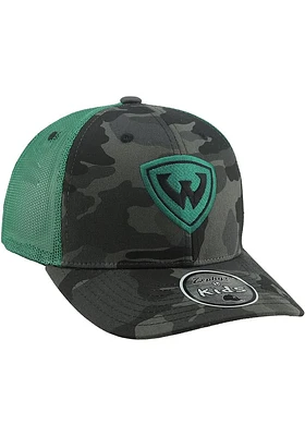Wayne State Warriors Black Lil Smokey Youth Adjustable Hat