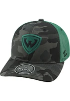 Wayne State Warriors Black Lil Smokey Youth Adjustable Hat