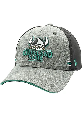 Cleveland State Vikings Mens Black 1st and Goal Flex Hat