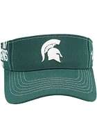 Michigan State Spartans Mens Green Flyover Adjustable Visor