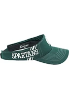 Michigan State Spartans Mens Green Flyover Adjustable Visor