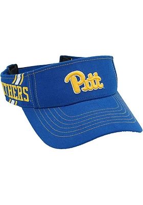 Pitt Panthers Mens Blue Flyover Adjustable Visor