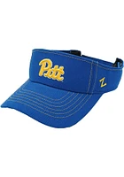 Pitt Panthers Mens Blue Flyover Adjustable Visor