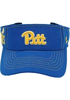 Pitt Panthers Mens Blue Flyover Adjustable Visor