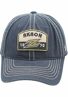 Akron Zips Headrest Adjustable Hat - Navy Blue