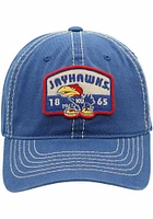 Kansas Jayhawks Headrest Adjustable Hat - Blue
