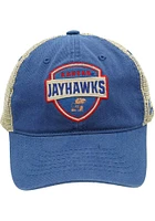 Kansas Jayhawks Dunbar Adjustable Hat - Blue