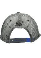 Kansas Jayhawks Upfront Black Adjustable Hat - Black