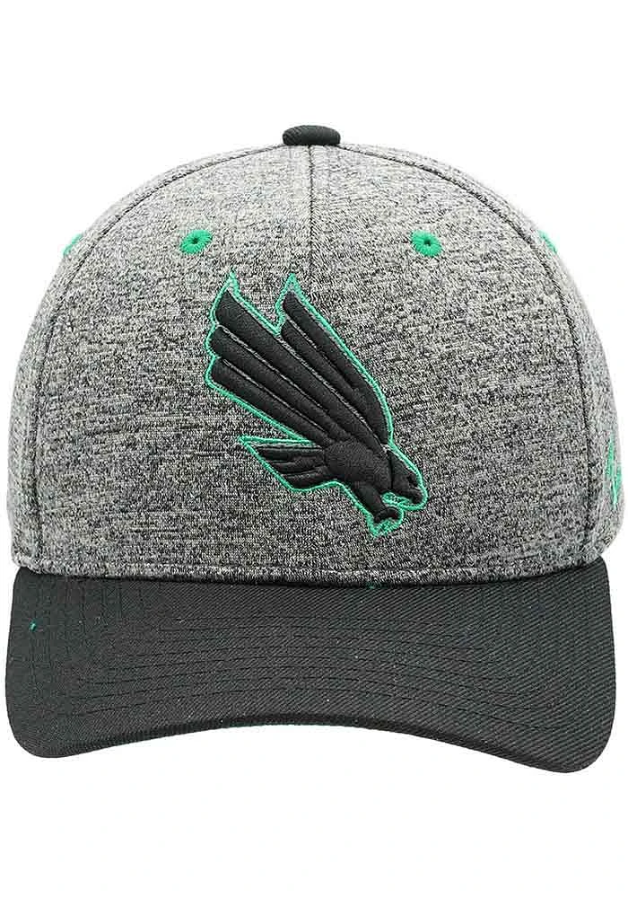 North Texas Mean Green Grey Playroom Youth Adjustable Hat