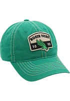 North Texas Mean Green Headrest Adjustable Hat - Green