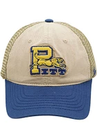 Pitt Panthers Memorial Field Adjustable Hat - Ivory