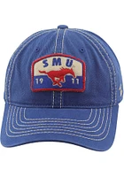 SMU Mustangs Headrest Adjustable Hat - Blue