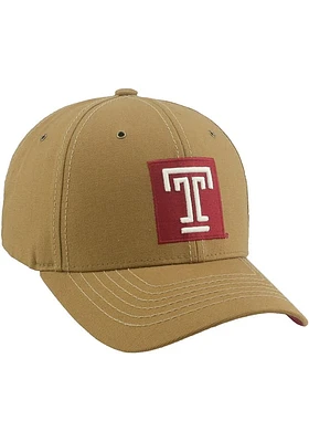 Temple Owls Handyman Adjustable Hat - Brown
