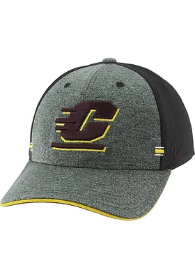 Central Michigan Chippewas Mens Black 1st and Goal Flex Hat