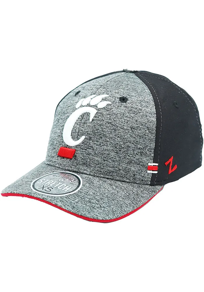 Cincinnati Bearcats Mens Black 1st and Goal Flex Hat