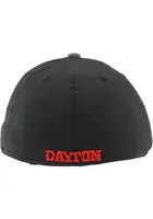 Dayton Flyers Mens Black 1st and Goal Flex Hat