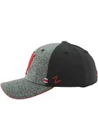 Indiana Hoosiers Mens Black 1st and Goal Flex Hat