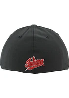 Indiana Hoosiers Mens Black 1st and Goal Flex Hat