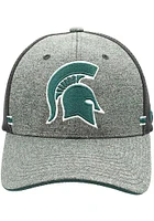 Michigan State Spartans Mens Black 1st and Goal Flex Hat