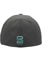 Michigan State Spartans Mens Black 1st and Goal Flex Hat