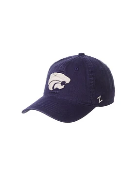 K-State Wildcats Power Cat Scholarship Adjustable Hat - Purple