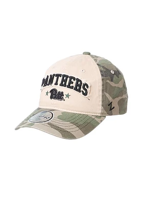 Pitt Panthers Camo Scholarship Adjustable Hat - Green