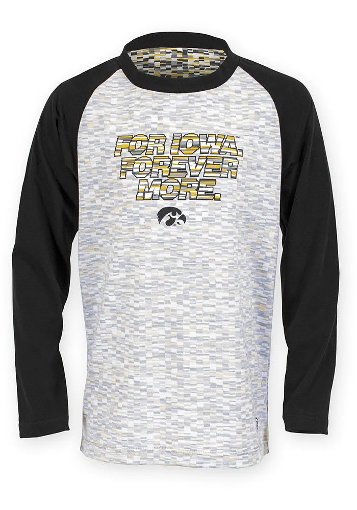 Iowa Hawkeyes Youth Grey Ada Long Sleeve T-Shirt