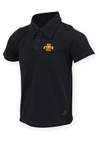 Iowa State Cyclones Toddler Black Ralston Short Sleeve Polo Shirt