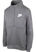Purdue Boilermakers Womens Grey Elowen Qtr Zip