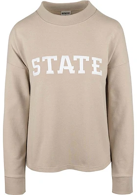 Iowa State Cyclones Womens Tan Sutton Crew Sweatshirt