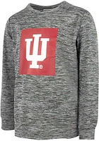 Indiana Hoosiers Youth Grey Jaxon Long Sleeve T-Shirt