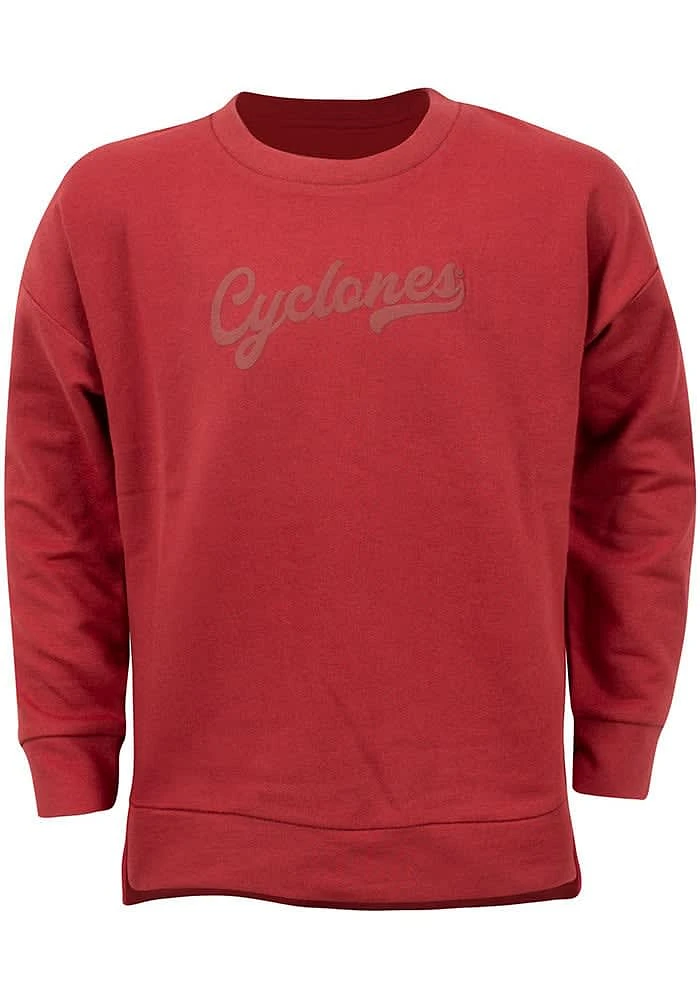 Iowa State Cyclones Girls Cardinal Naomi Long Sleeve Sweatshirt