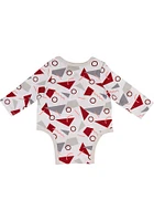 Indiana Hoosiers Baby Cardinal Hollis Long Sleeve One Piece