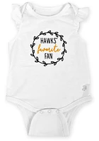 Iowa Hawkeyes Baby White Santana Short Sleeve One Piece