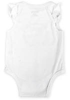 Iowa Hawkeyes Baby White Santana Short Sleeve One Piece