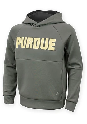 Purdue Boilermakers Toddler Grey Benji Long Sleeve Hooded Sweatshirt