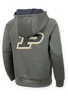Purdue Boilermakers Toddler Grey Benji Long Sleeve Hooded Sweatshirt