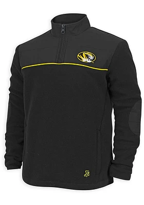 Missouri Tigers Youth Black Deka Long Sleeve Quarter Zip Shirt